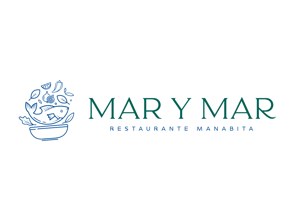 Mar y Mar logo with fish and bowl